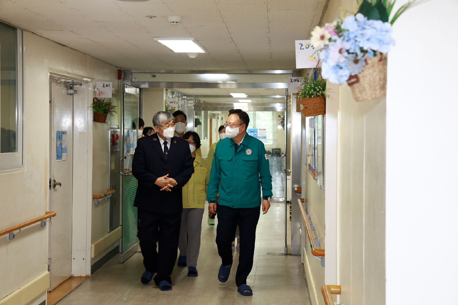 보건복지부 장관, 장애인 거주시설 폭우·폭염 대응 현장 방문 사진1