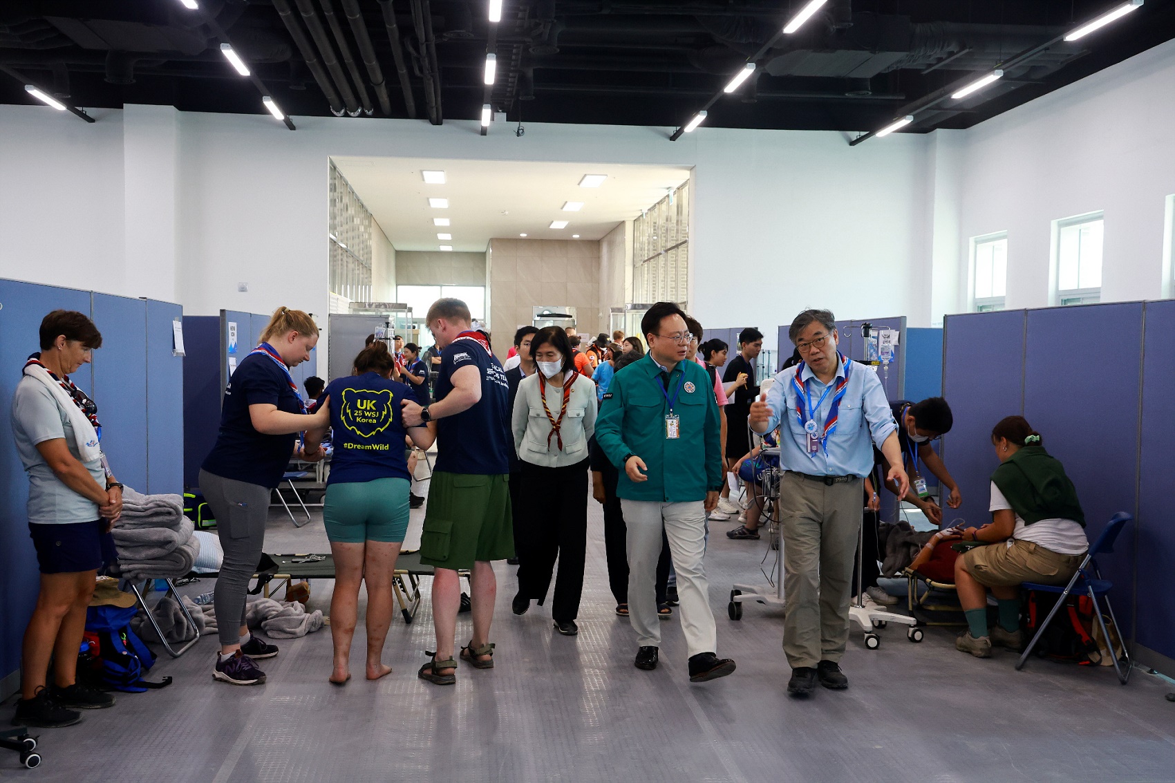 보건복지부, 의료 대응 점검을 위한 잼버리 병원 방문 사진1