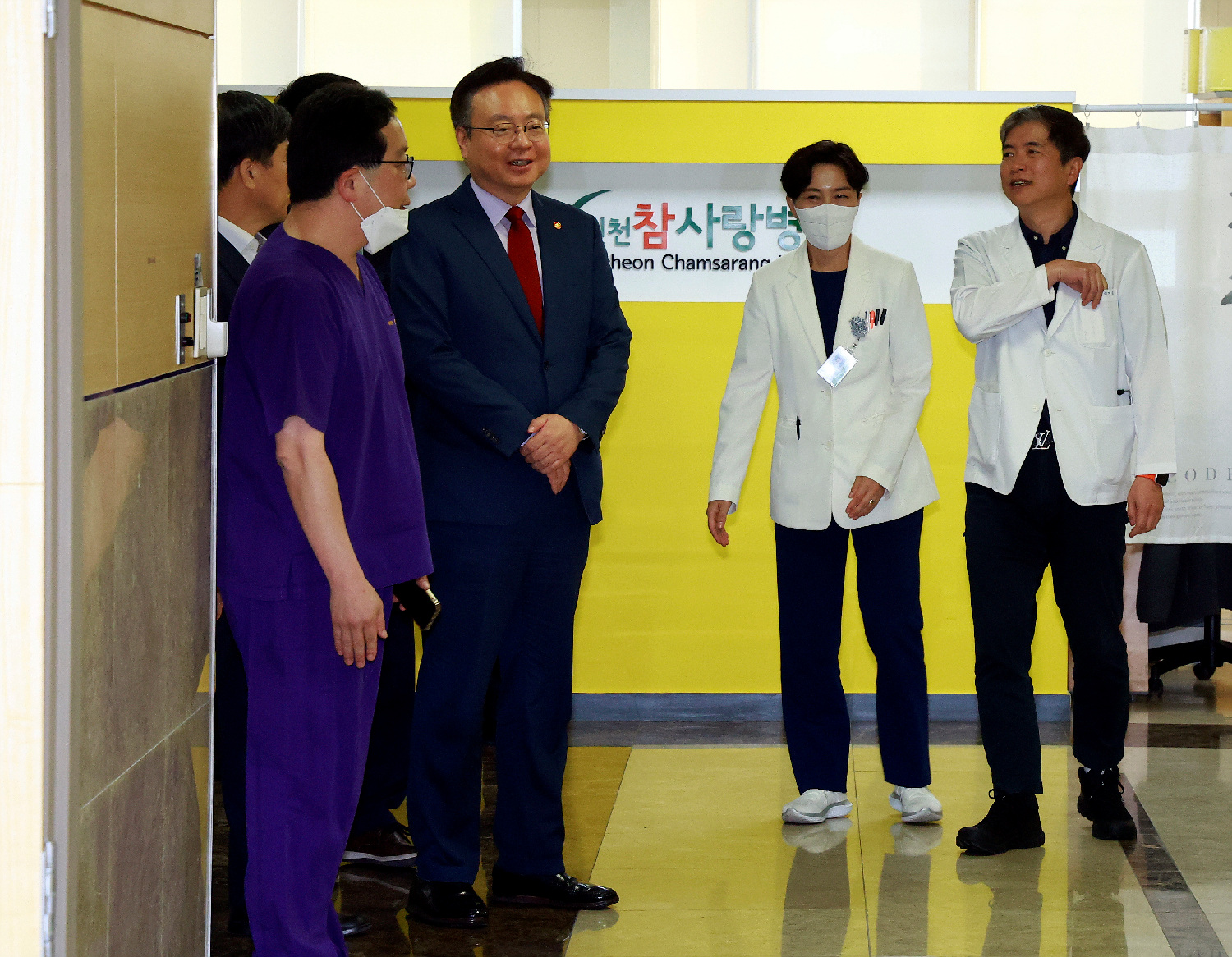 보건복지부 장관, 인천 참사랑병원 방문 사진1