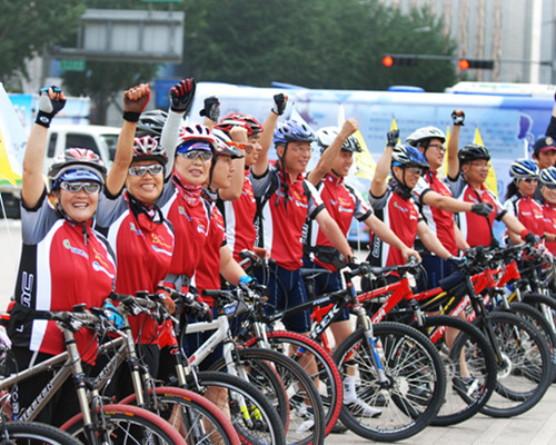 희귀난치성 어린이돕기 희망의 전국 자전거릴레이 출정식 사진3