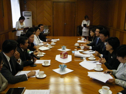 한국-몽골 보건부 장관 회담 사진1