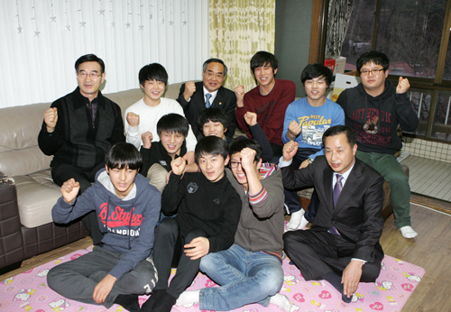 새터민청소년그룹홈 현장방문(2012년1월20일) 사진1