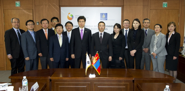 몽골 정부간 협의체 회의 및 MOD 서명 사진7