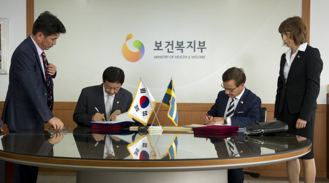 한국-스웨덴 보건복지협력 양해각서(MOU) 체결 사진2