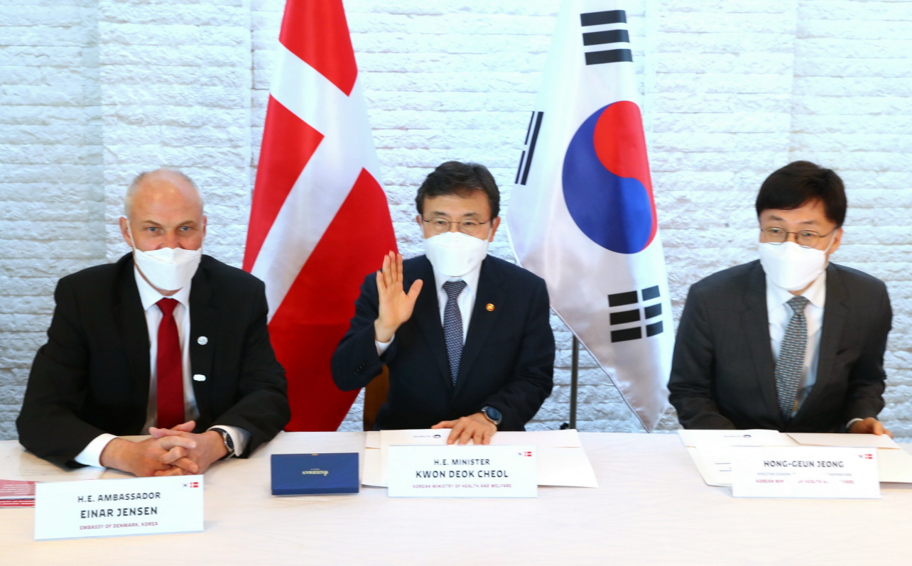 한국-덴마크 보건협력 양해각서 체결 사진2