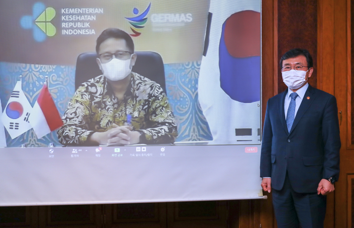 권덕철 장관, 인도네시아와 한국의 코로나19 대응 전략 공유 사진5