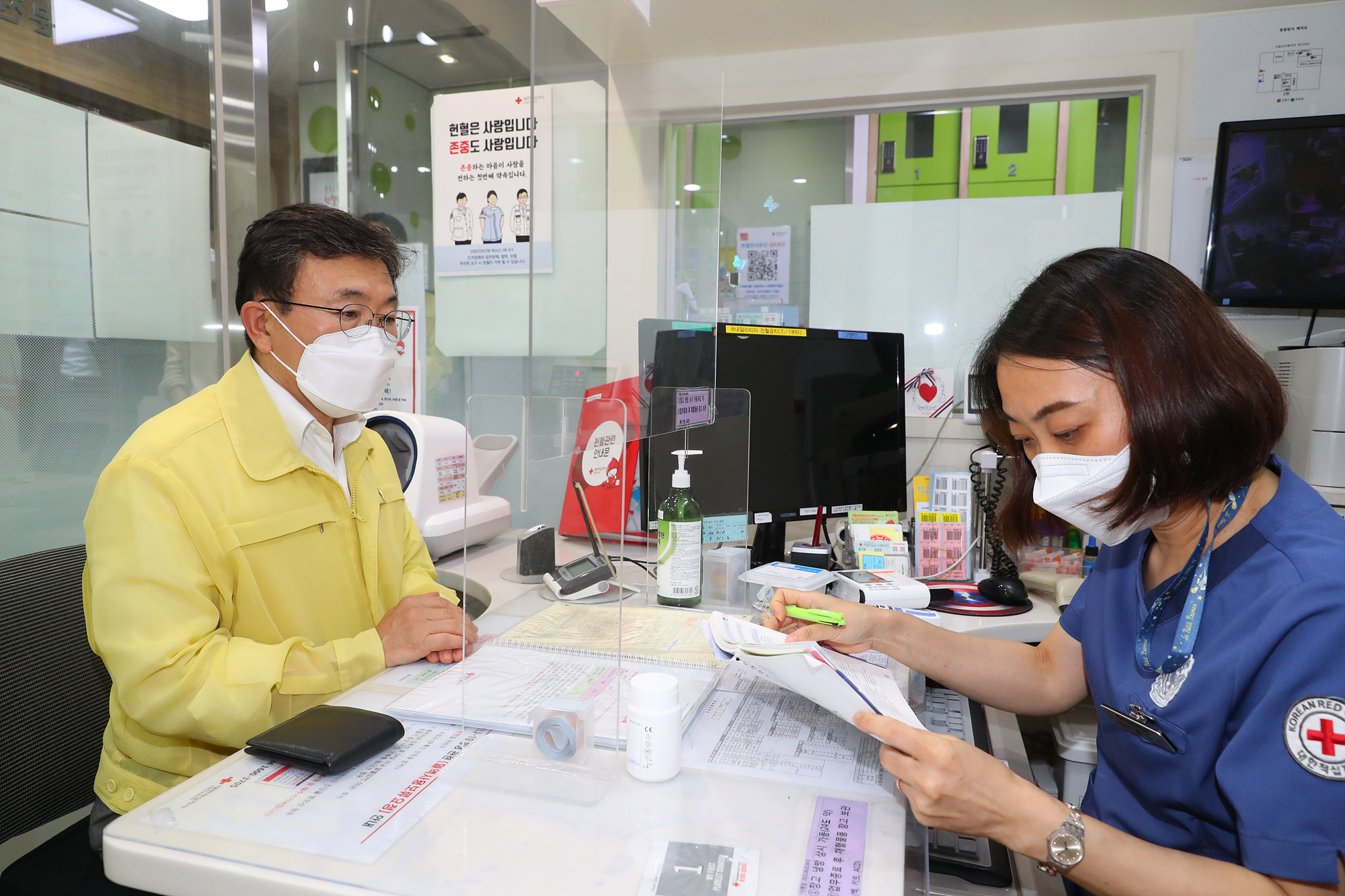보건복지부 장관, 헌혈의 집 방역 현장 점검 및 헌혈 참여 (8.13.) 사진7