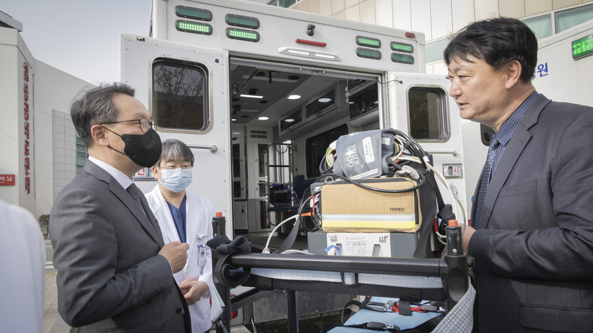 박민수 제2차관, 응급구조사의 ‘응급실 심전도 측정·전송’에 대한 현장 의견 청취 사진5