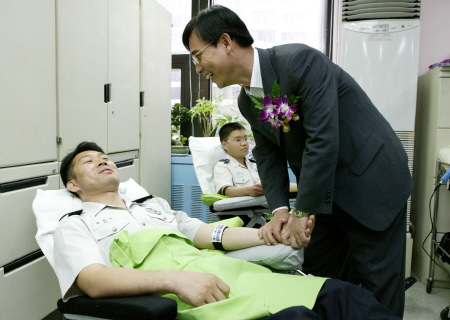 중앙청사 헌혈의 집 개소식(2006.6.20) 사진1