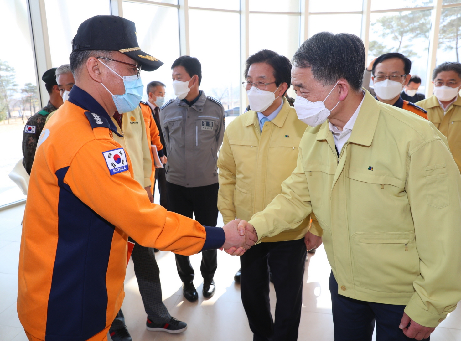 Park Neung-hoo, Vice Head 1 of the Central Disaster and Safety Countermeasures Headquarters, Attends the Opening Ceremony of the Gyeongbuk Daegu 3 Community Treatment Center (Mun-gyeong Seoul National University Hospital Training Center) 사진2